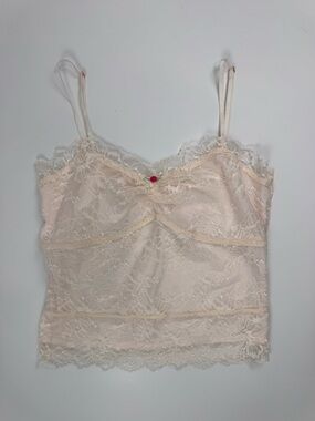 Free People Ivory Lace Camisole